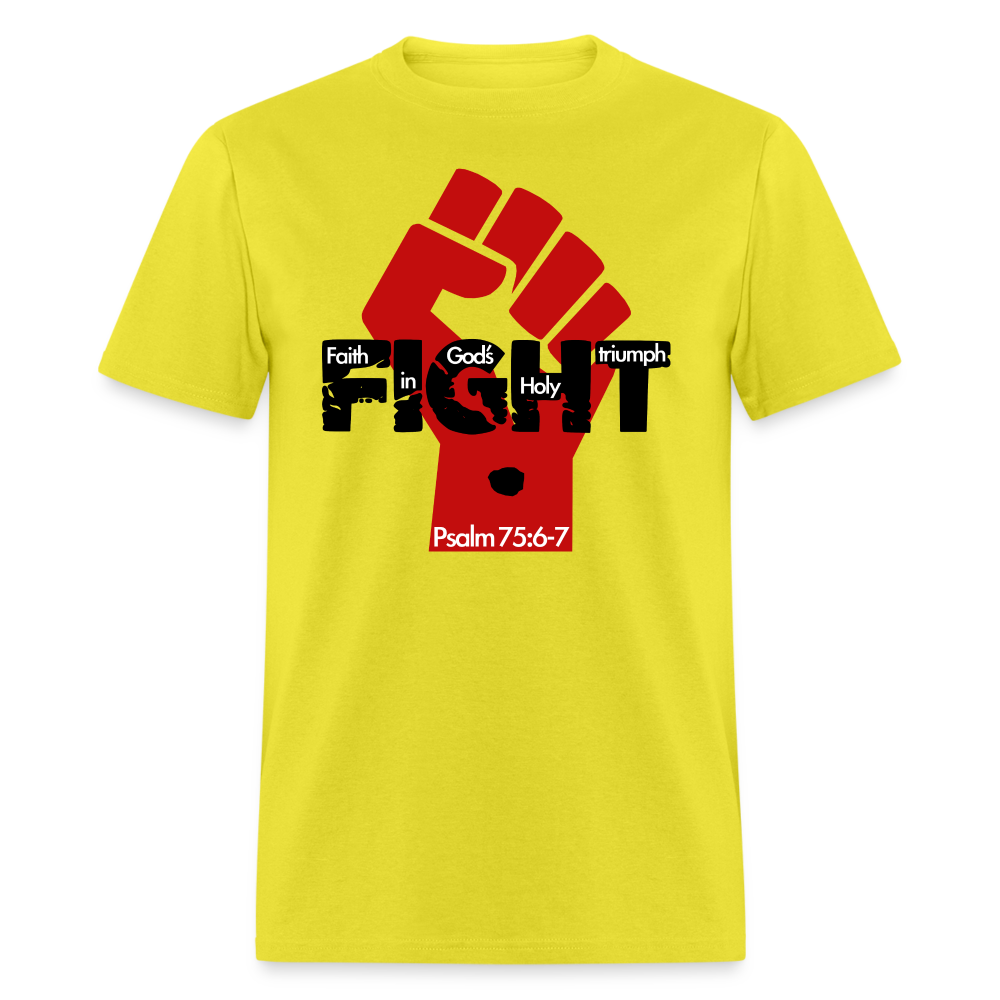 FIGHT with Fist - yellow