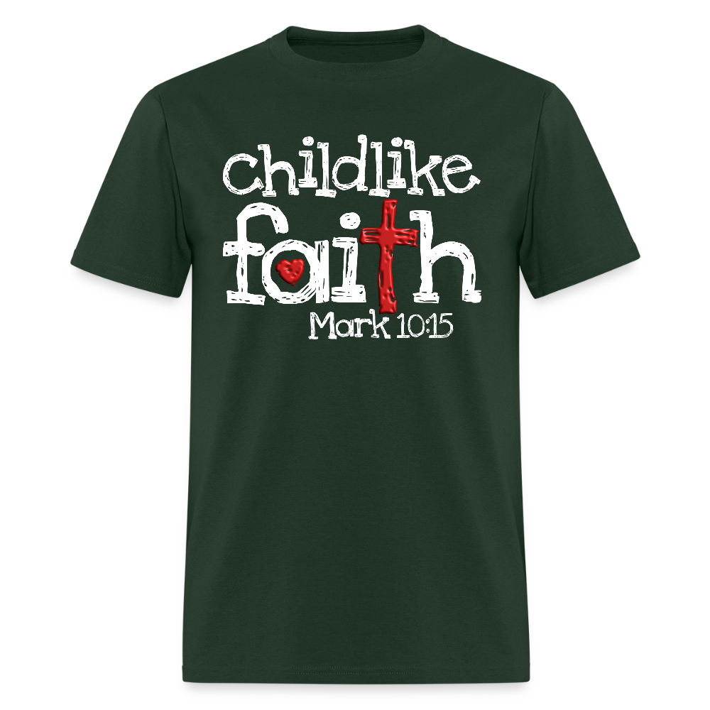Childlike Faith - forest green