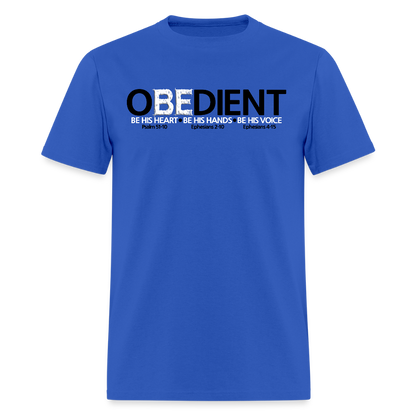 Obedient - royal blue