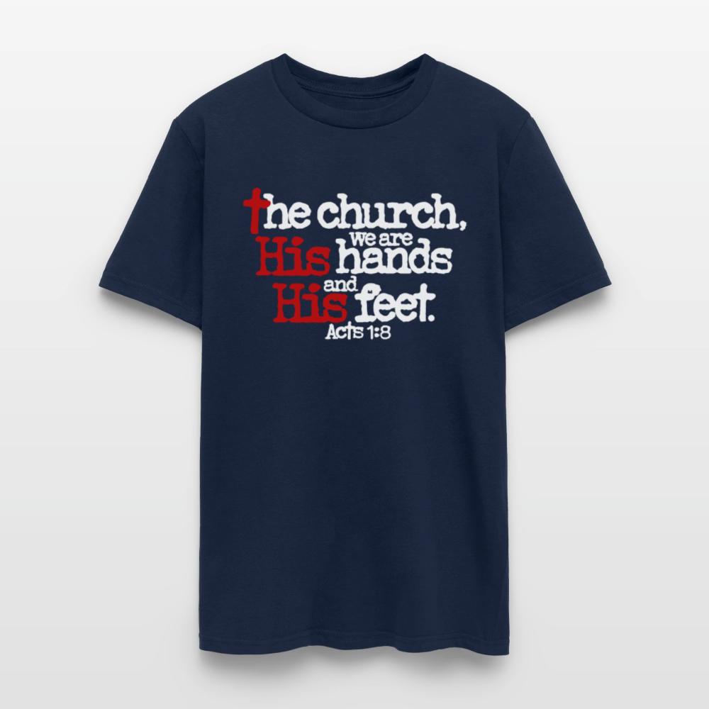 Church His Hands His Feet - navy