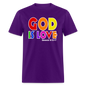 GOD is Love - purple