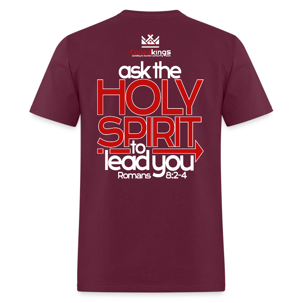 WTBSF? Ask Holy Spirit To Lead You - burgundy