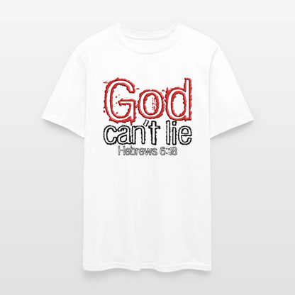 God Can't Lie - white