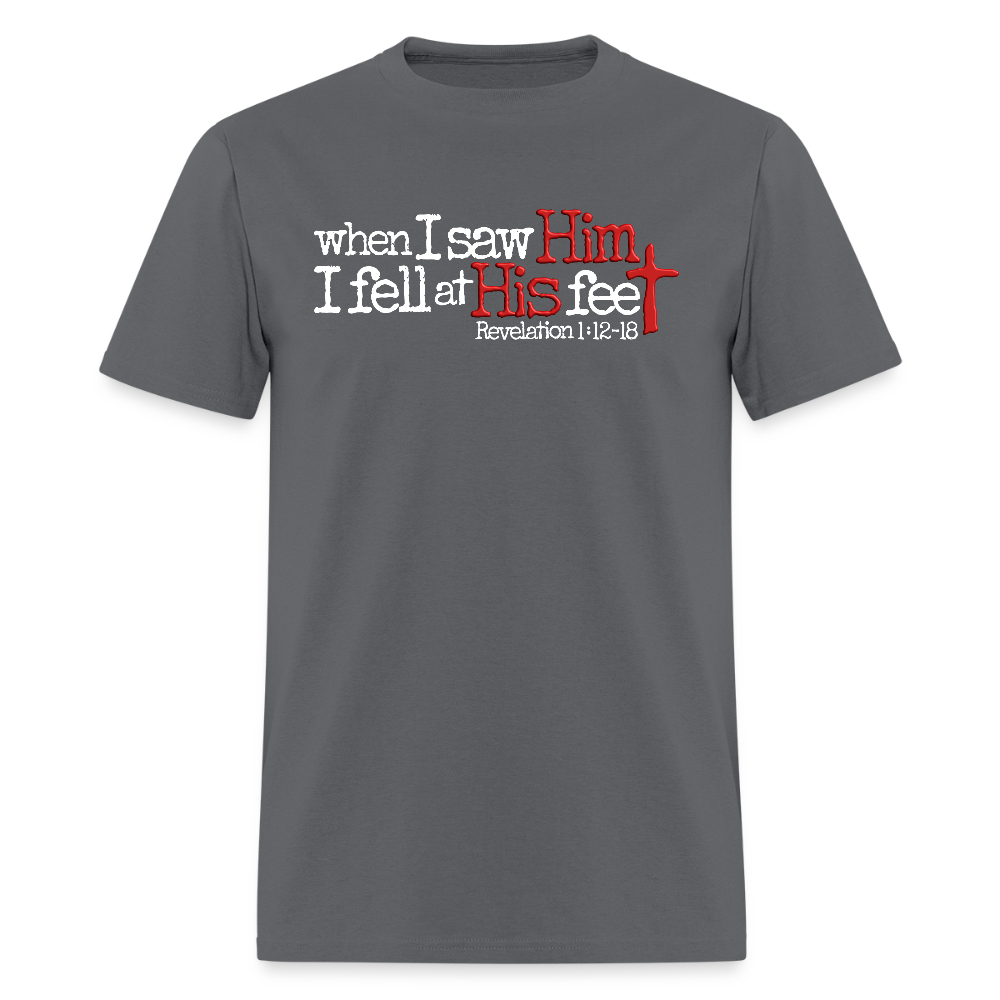 I Fell at His Feet - charcoal