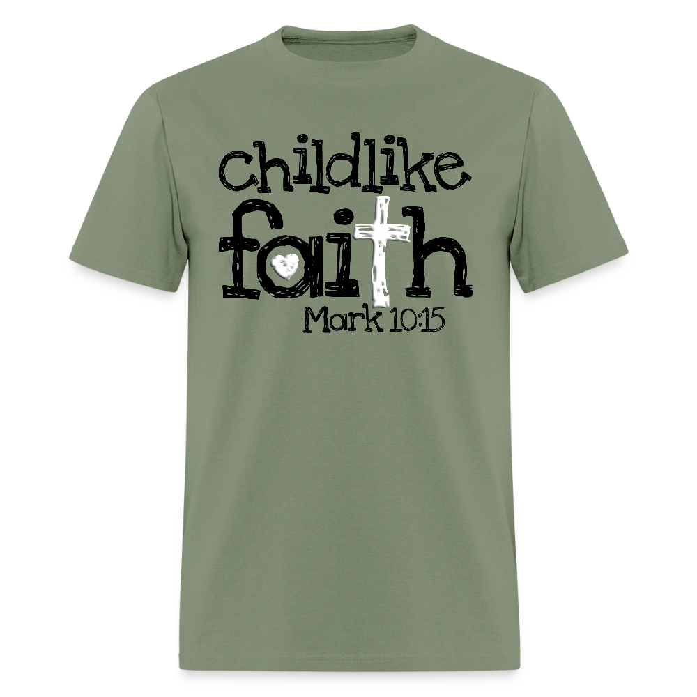 Childlike Faith - military green
