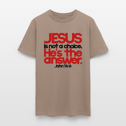 Jesus Is the Answer - brown savana
