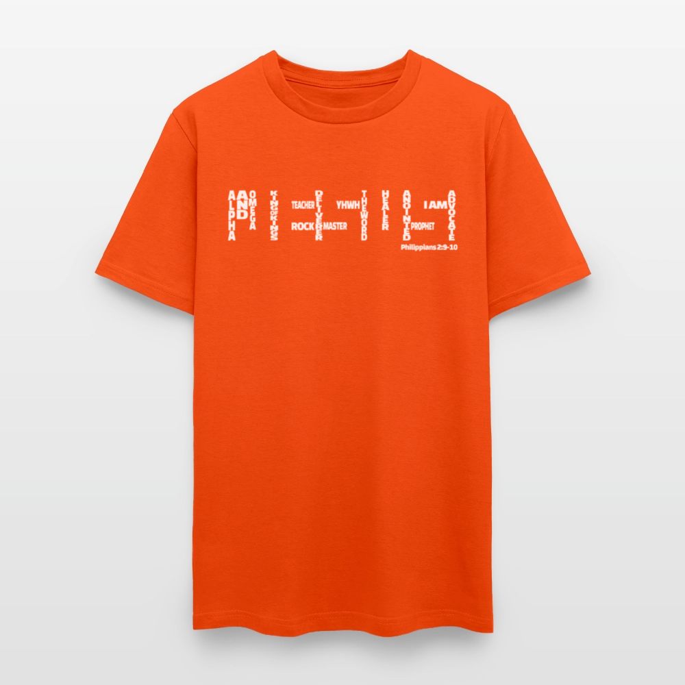 Jesus Names - orange