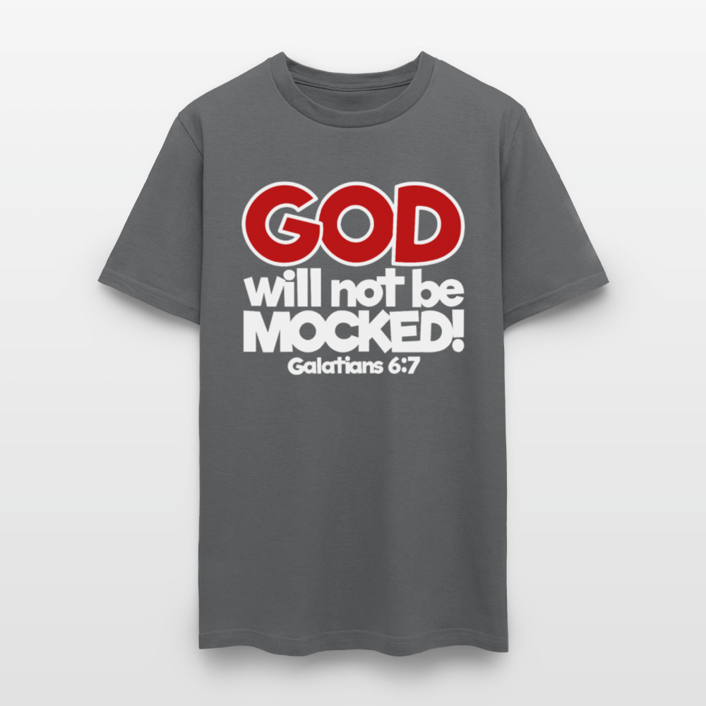 God Will Not Be Mocked - charcoal