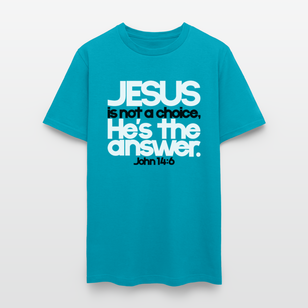 Jesus Is the Answer - turquoise