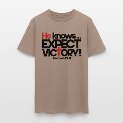 He Knows Expect Victory - brown savana