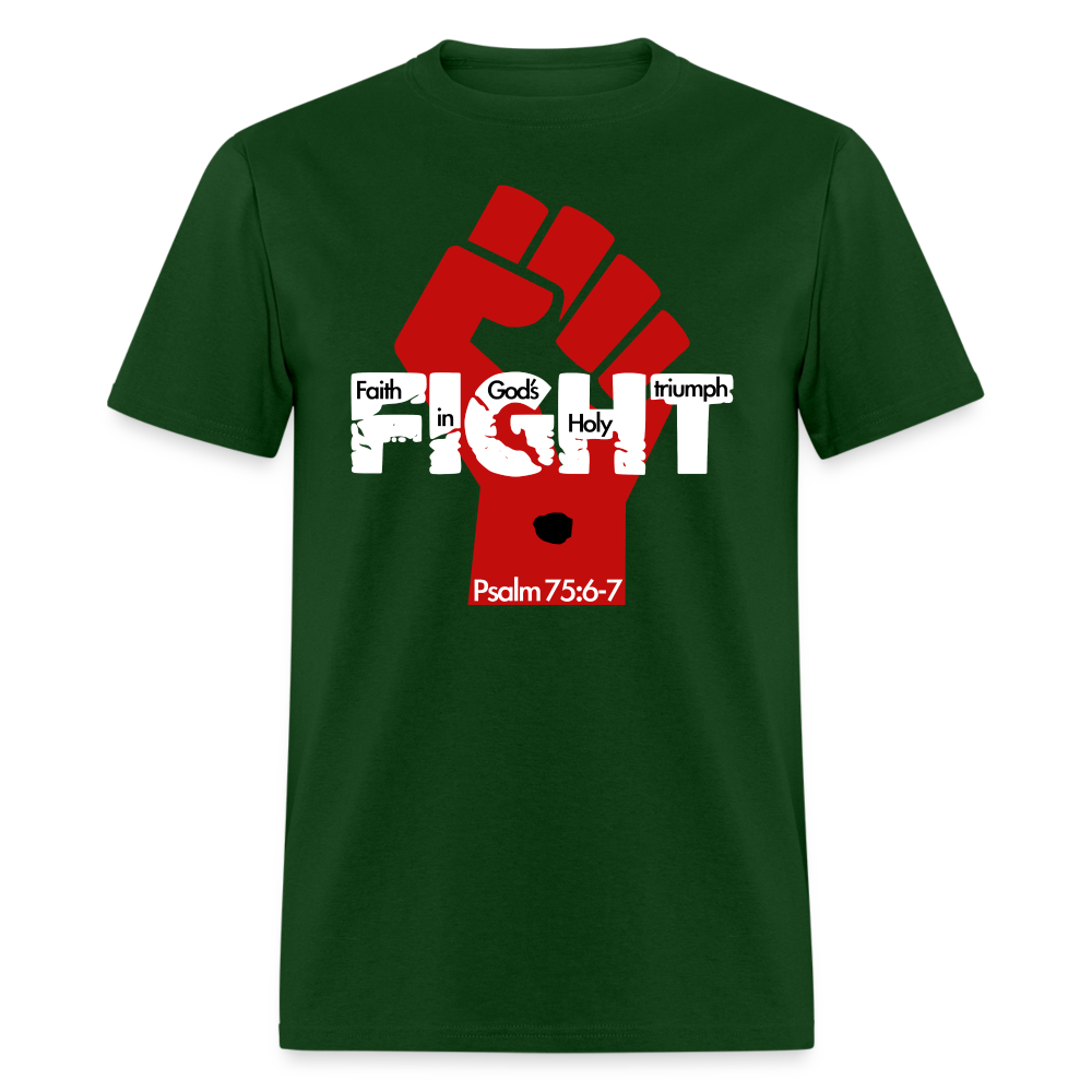 FIGHT with Fist - forest green