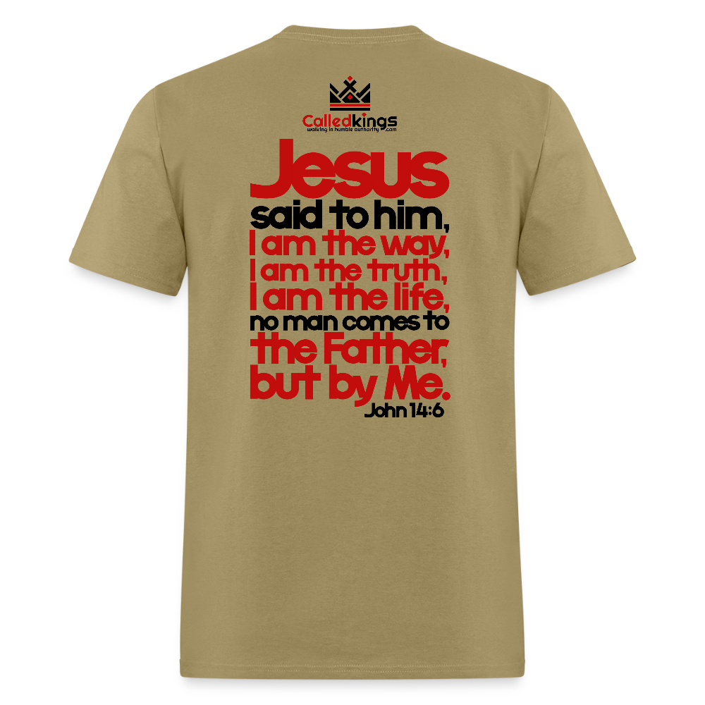 Jesus Is the Answer - khaki