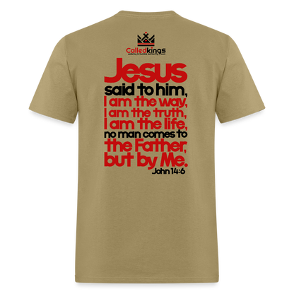 Jesus Is the Answer - khaki
