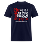 He Calls My Body Temple - navy
