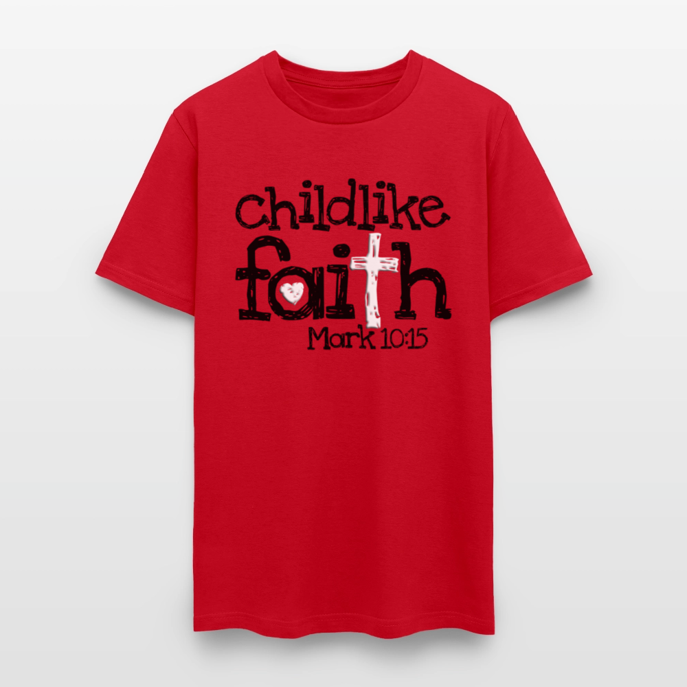 Childlike Faith - red