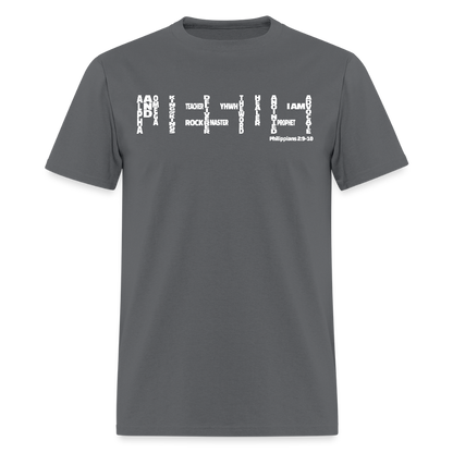 Jesus Names - charcoal
