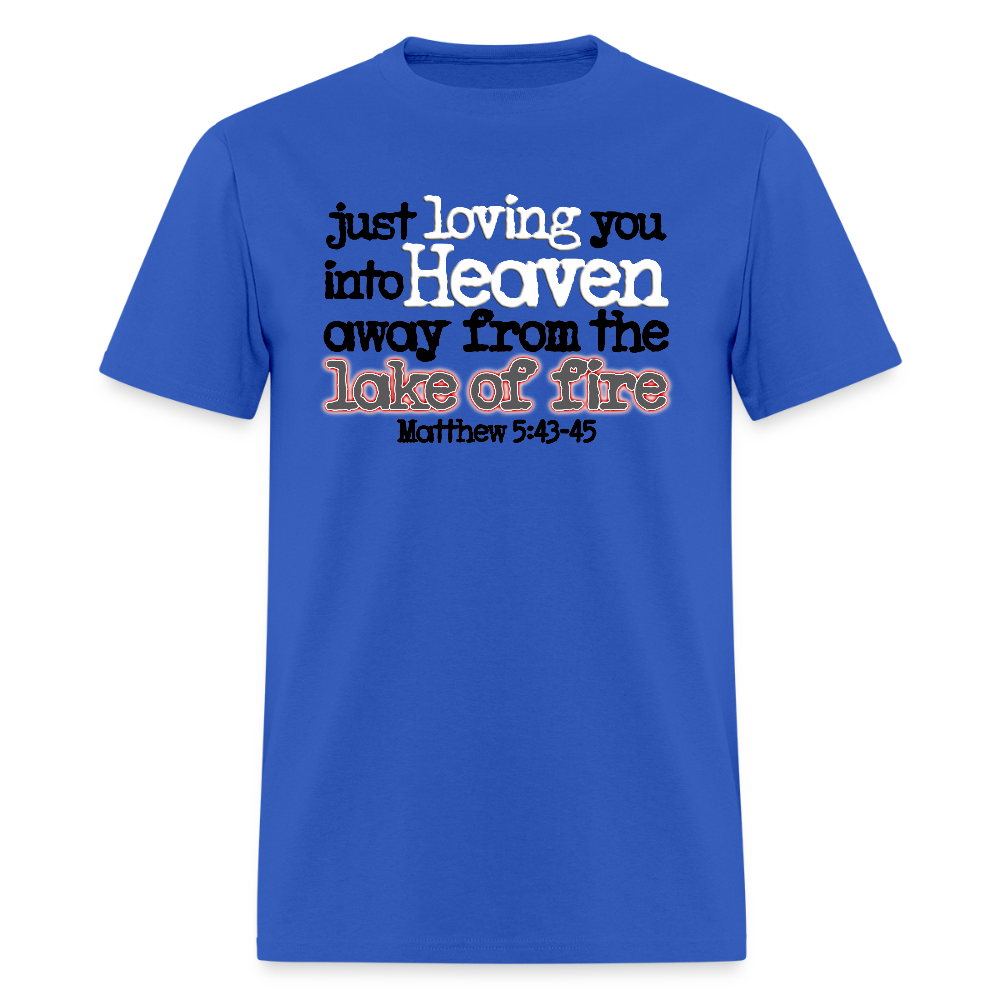 Loving You Into Heaven - royal blue