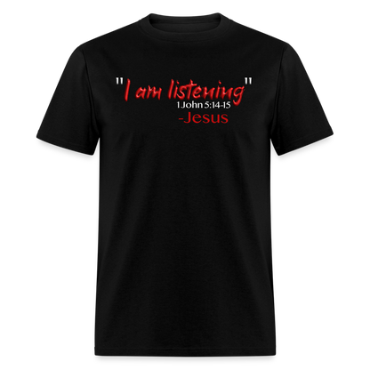 I Am Listening - black