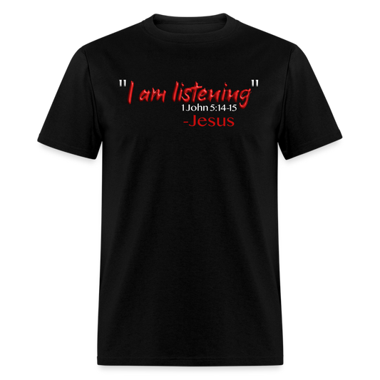 I Am Listening - black