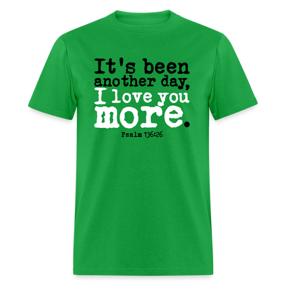 Another Day I Love You More - bright green