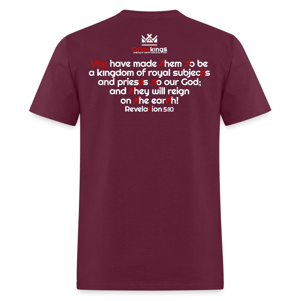 I Am Called a king 4 - burgundy