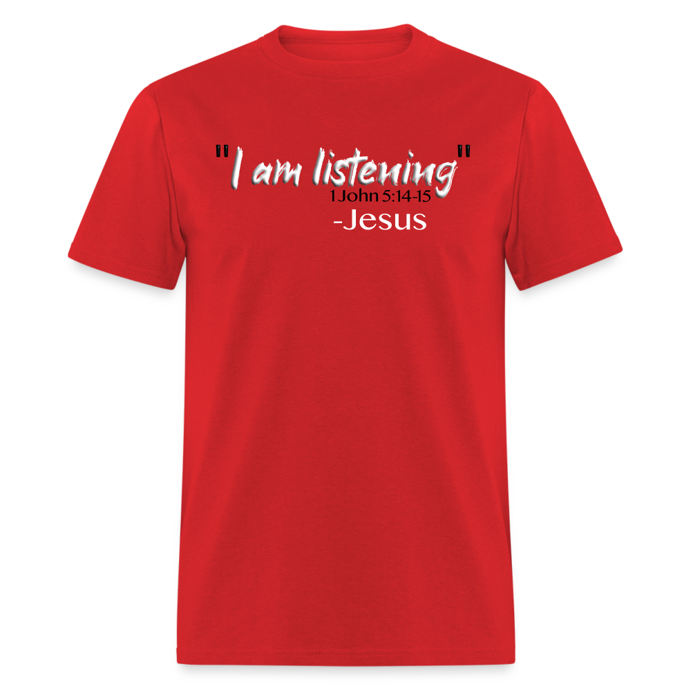 I Am Listening - red