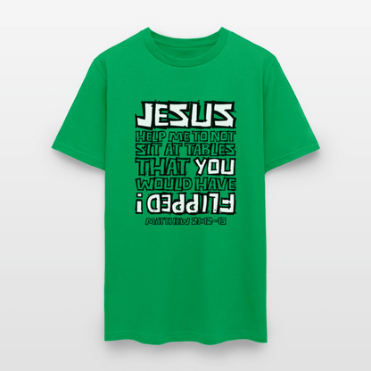 Jesus Flipped - bright green