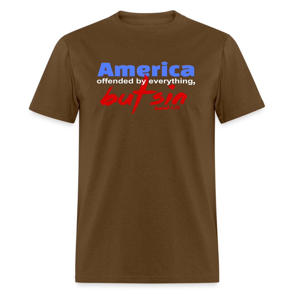 America Offended by Everything But Sin - brown