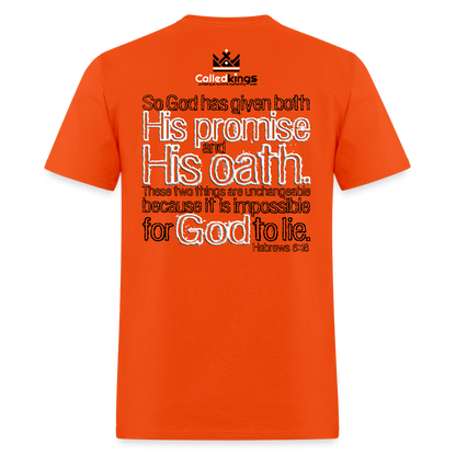 God Can't Lie - orange