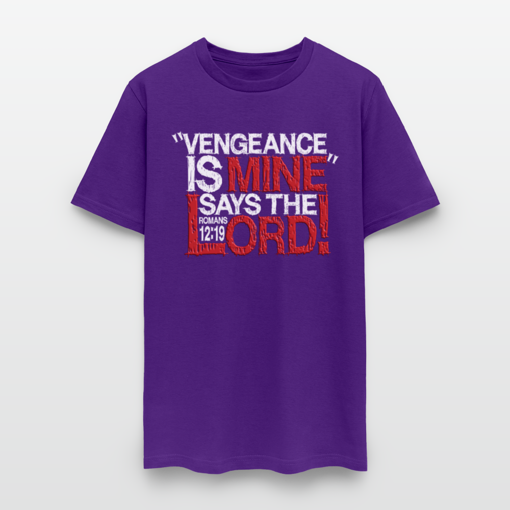 Vengeance is Mine Says the Lord - purple