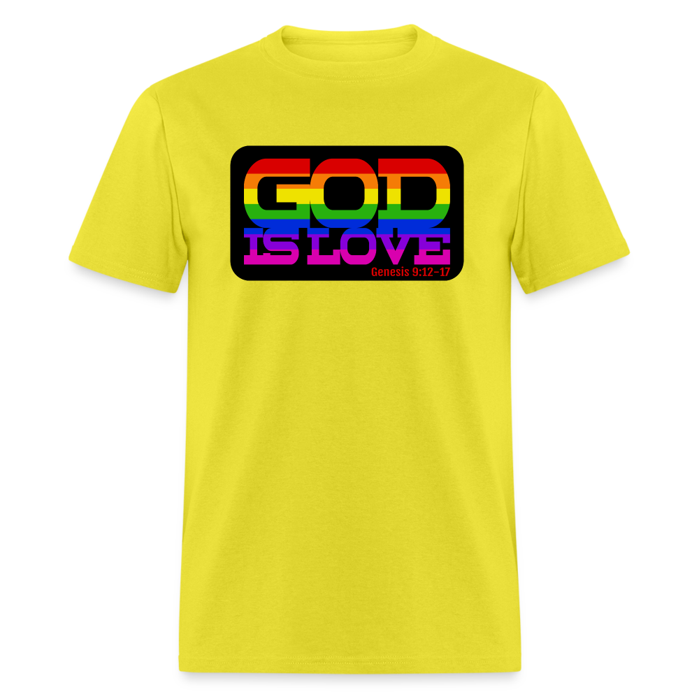 GOD is Love - yellow