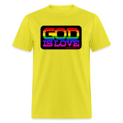 GOD is Love - yellow