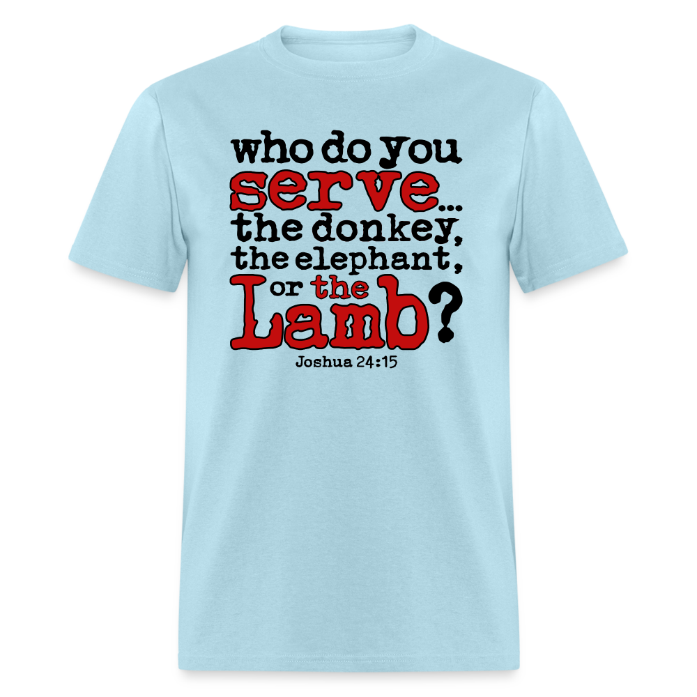 Donkey, Elephant, Or Lamb - powder blue