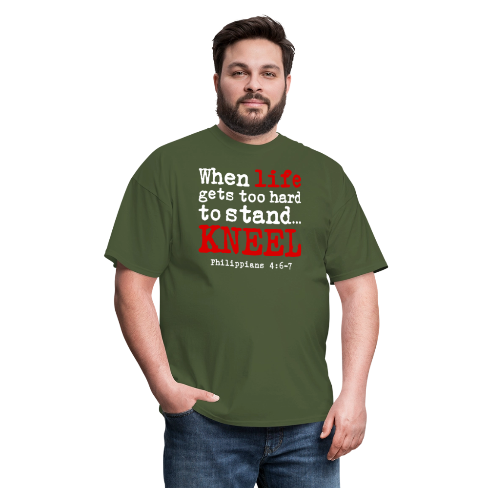 Kneel - military green