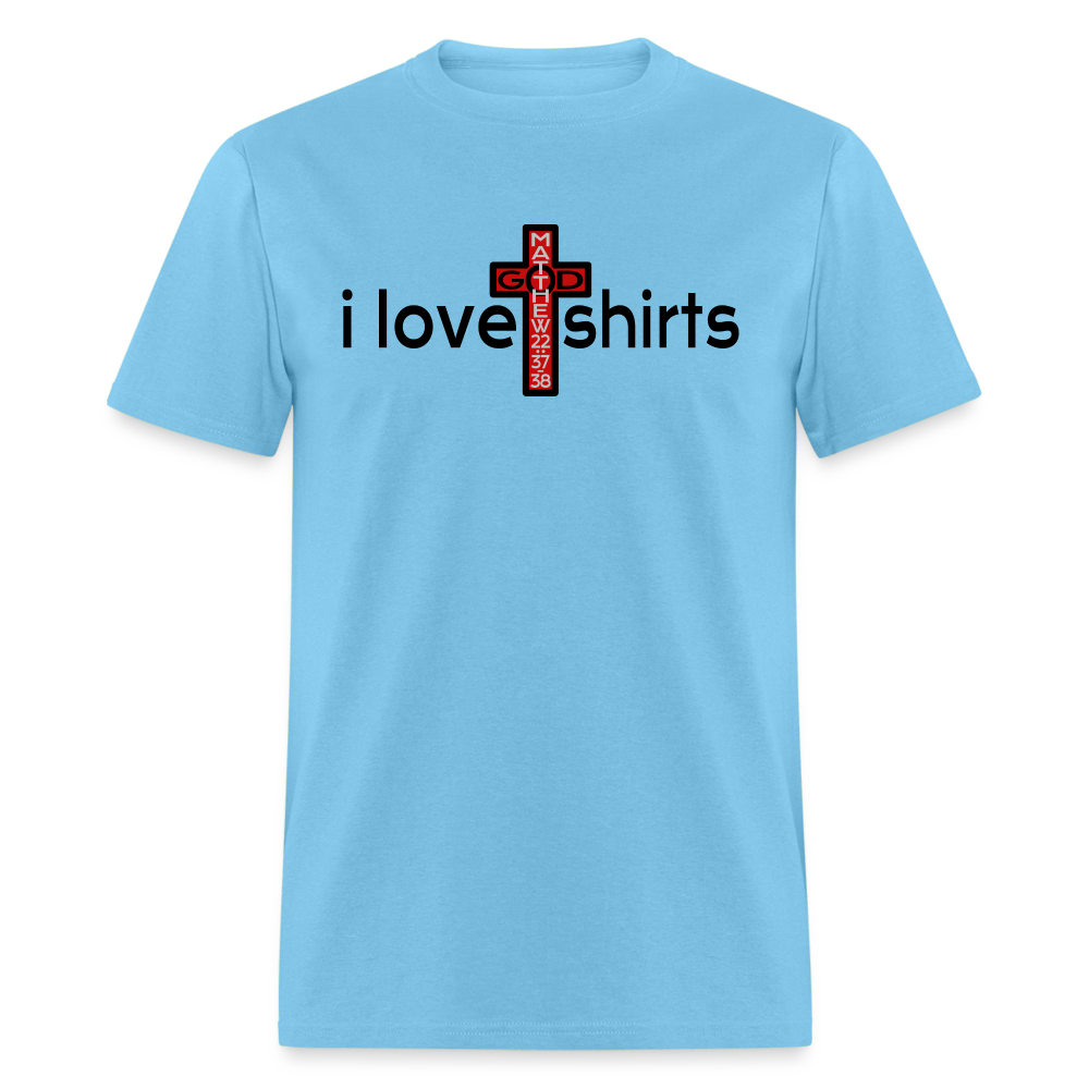I Love T Shirts - aquatic blue