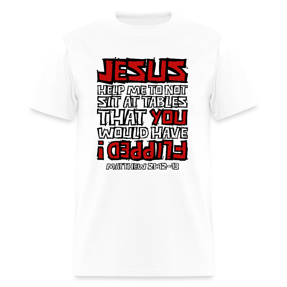 Jesus Flipped - white