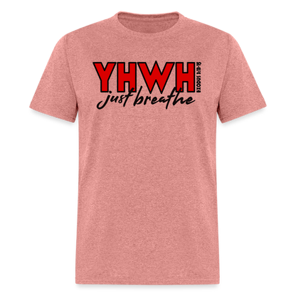 YHWH Just Breathe - heather mauve
