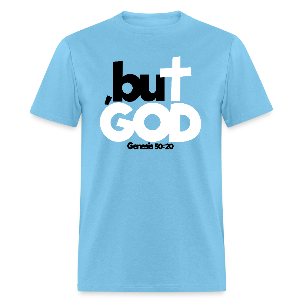 But God - aquatic blue