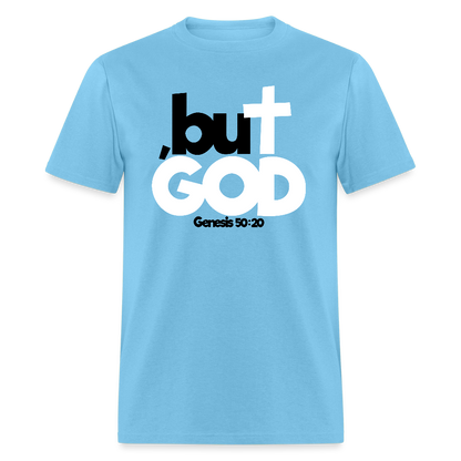 But God - aquatic blue