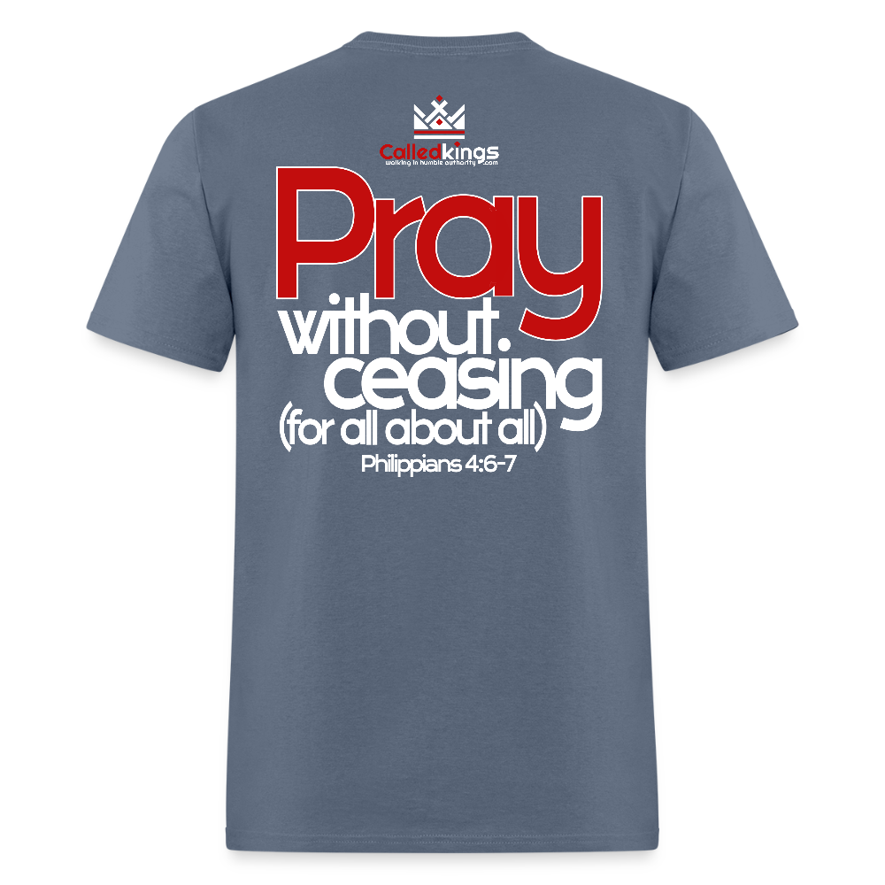 WTBSF? Pray Without Ceasing - denim