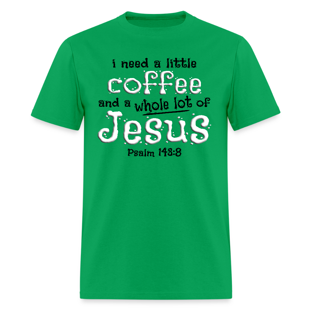 Coffee & Jesus - bright green