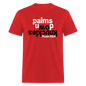 Knuckles Down Palms Up - red