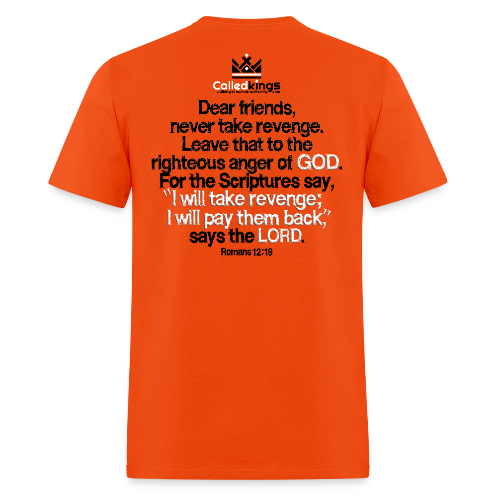 Vengeance is Mine Says the Lord - orange