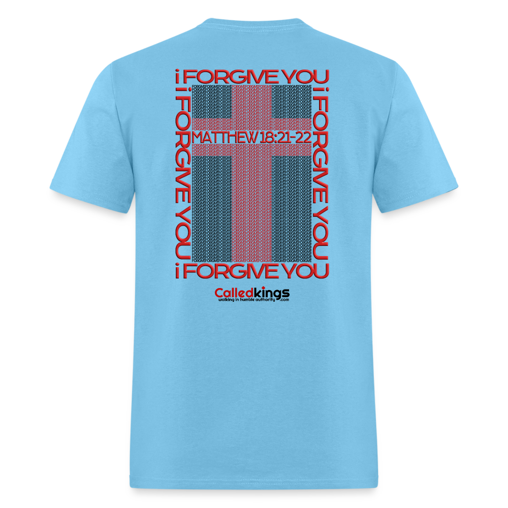 I Forgive You 70x7 - aquatic blue