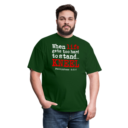 Kneel - forest green