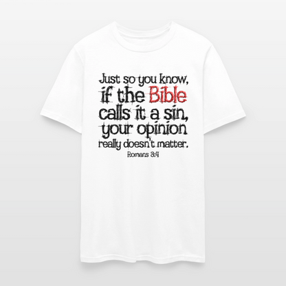 If the Bible Calls it a Sin - white