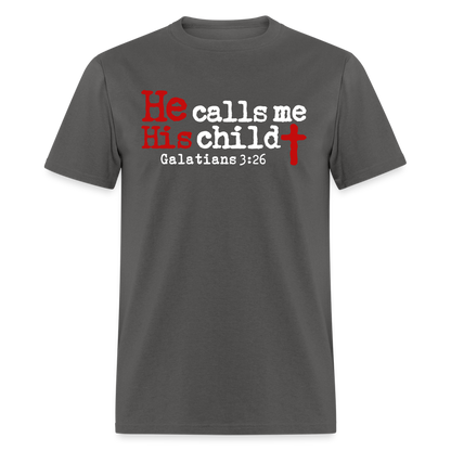 He Calls Me His Child - charcoal