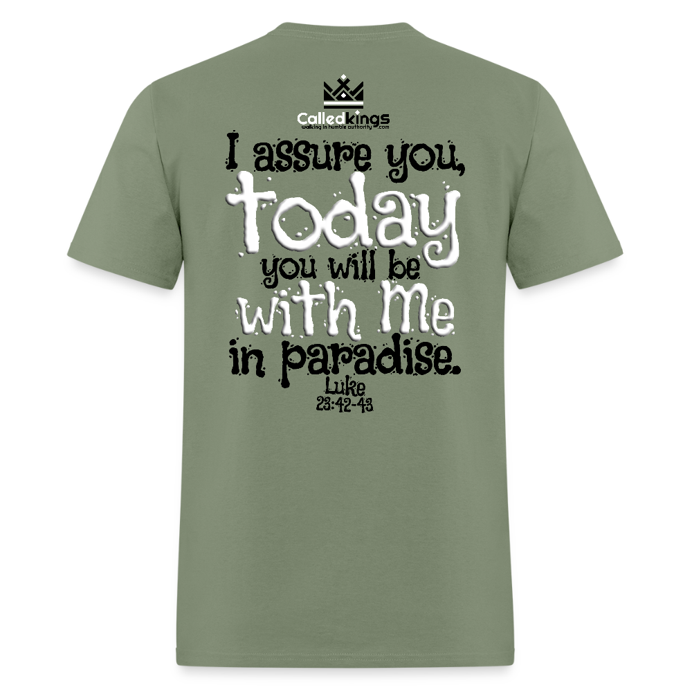 Jesus Remember Me - military green