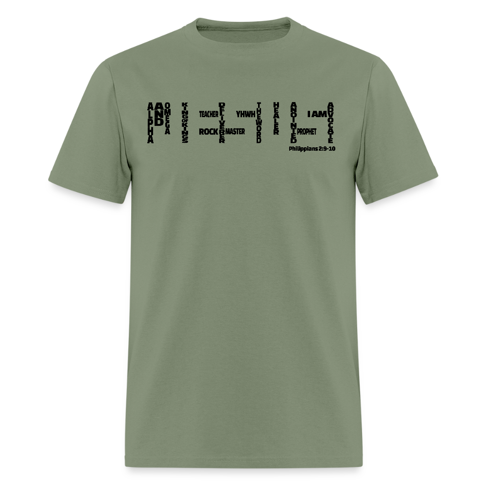 Jesus Names - military green