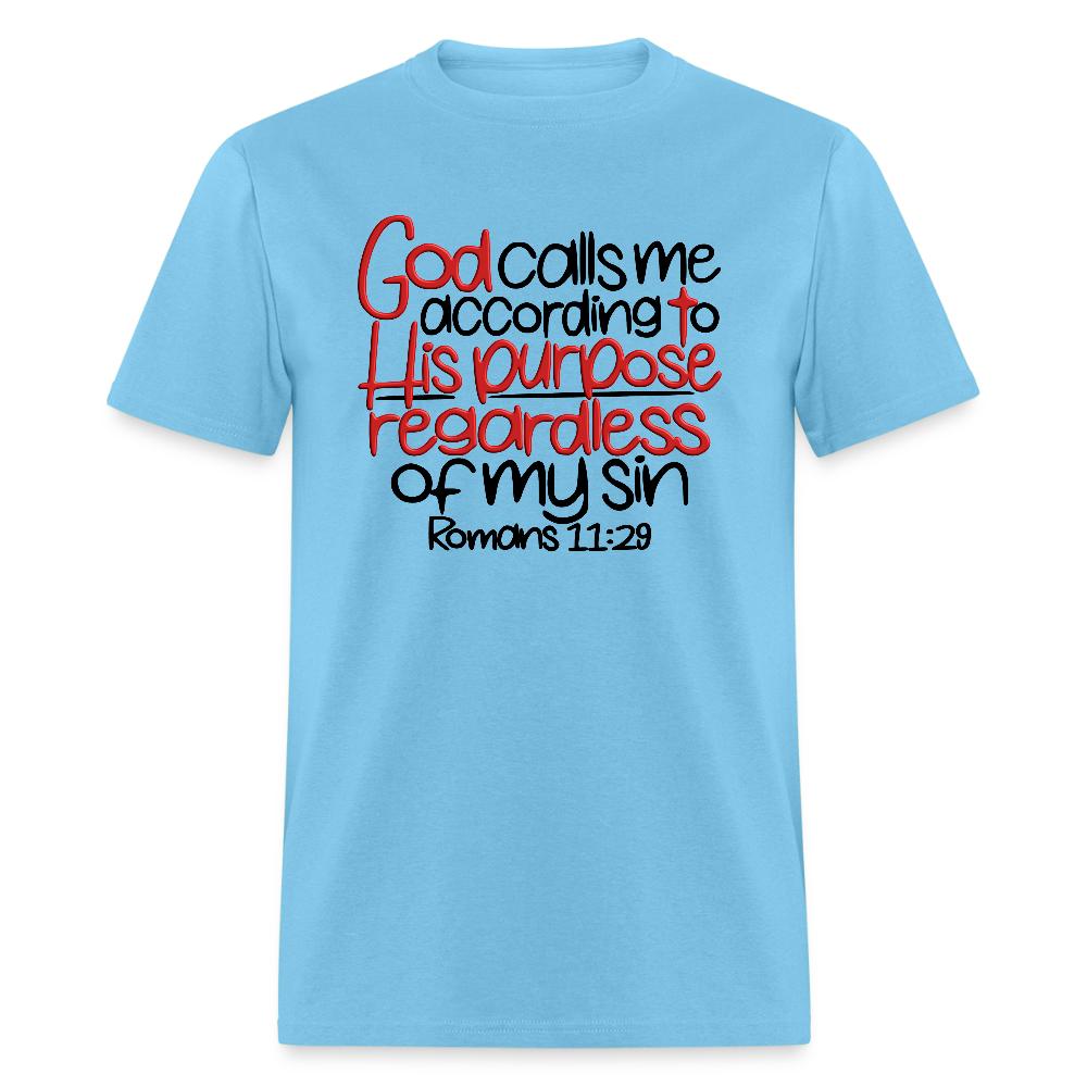 God Calls Me Regardless of My Sin - aquatic blue